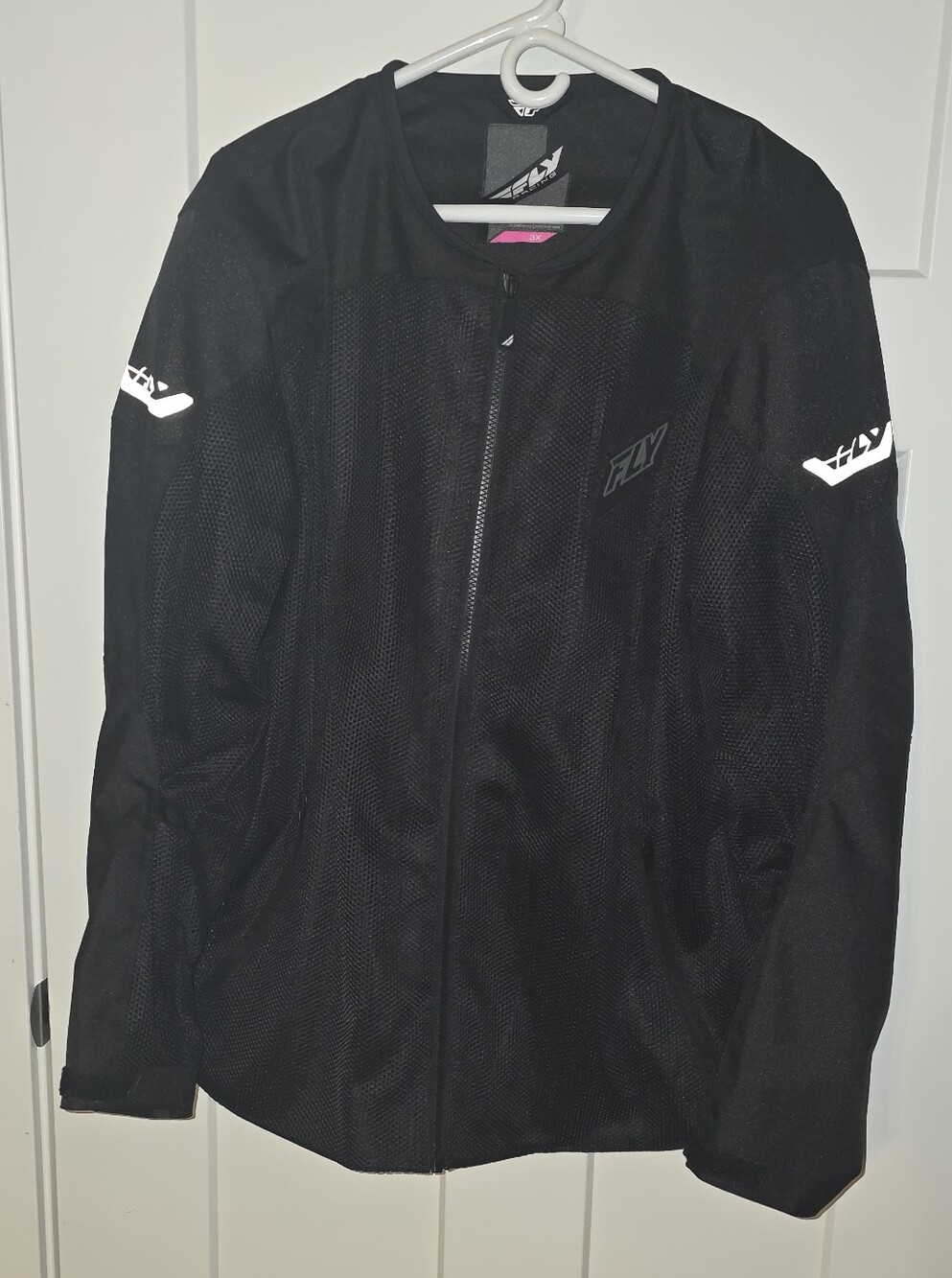 Women's Fly Racing Black Mesh Performance Riding Jacket - Picture 2 of 16
